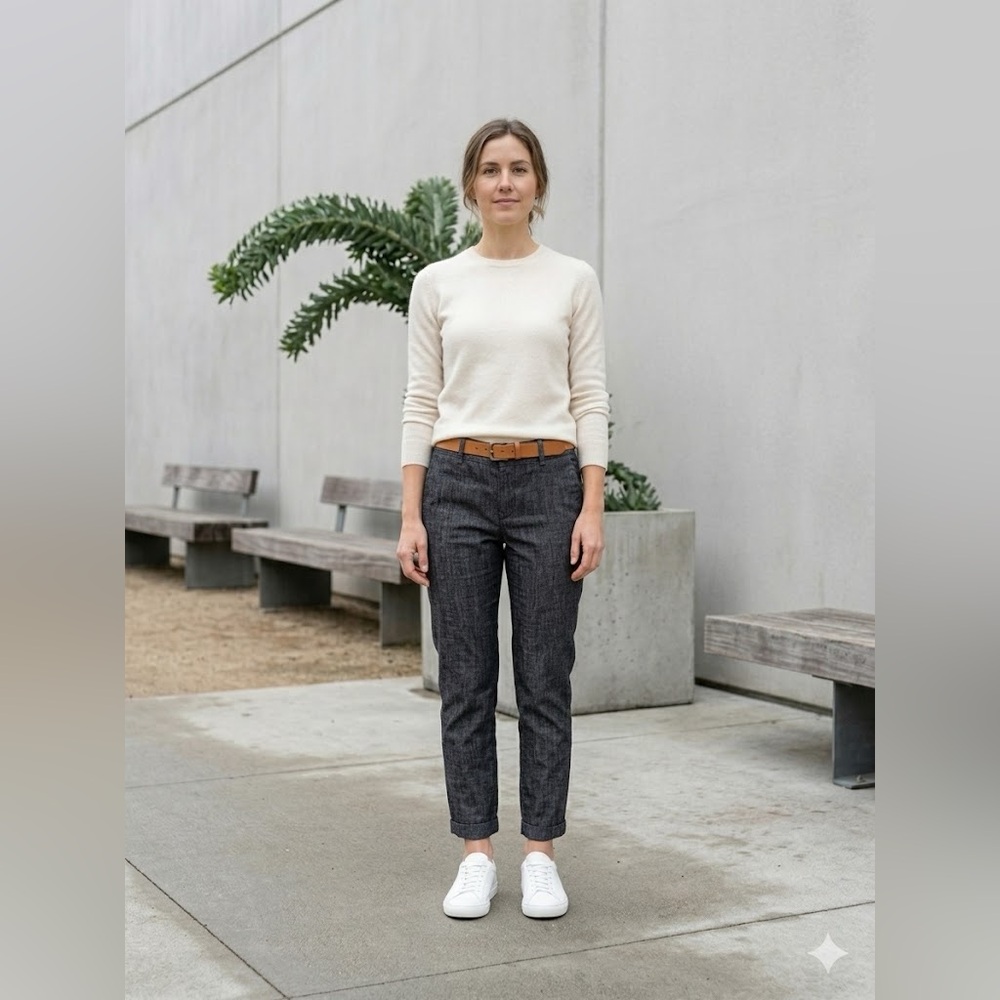 KUT from the Kloth Slim Straight Jeans Dark Wash Minimalist Casual Stretch